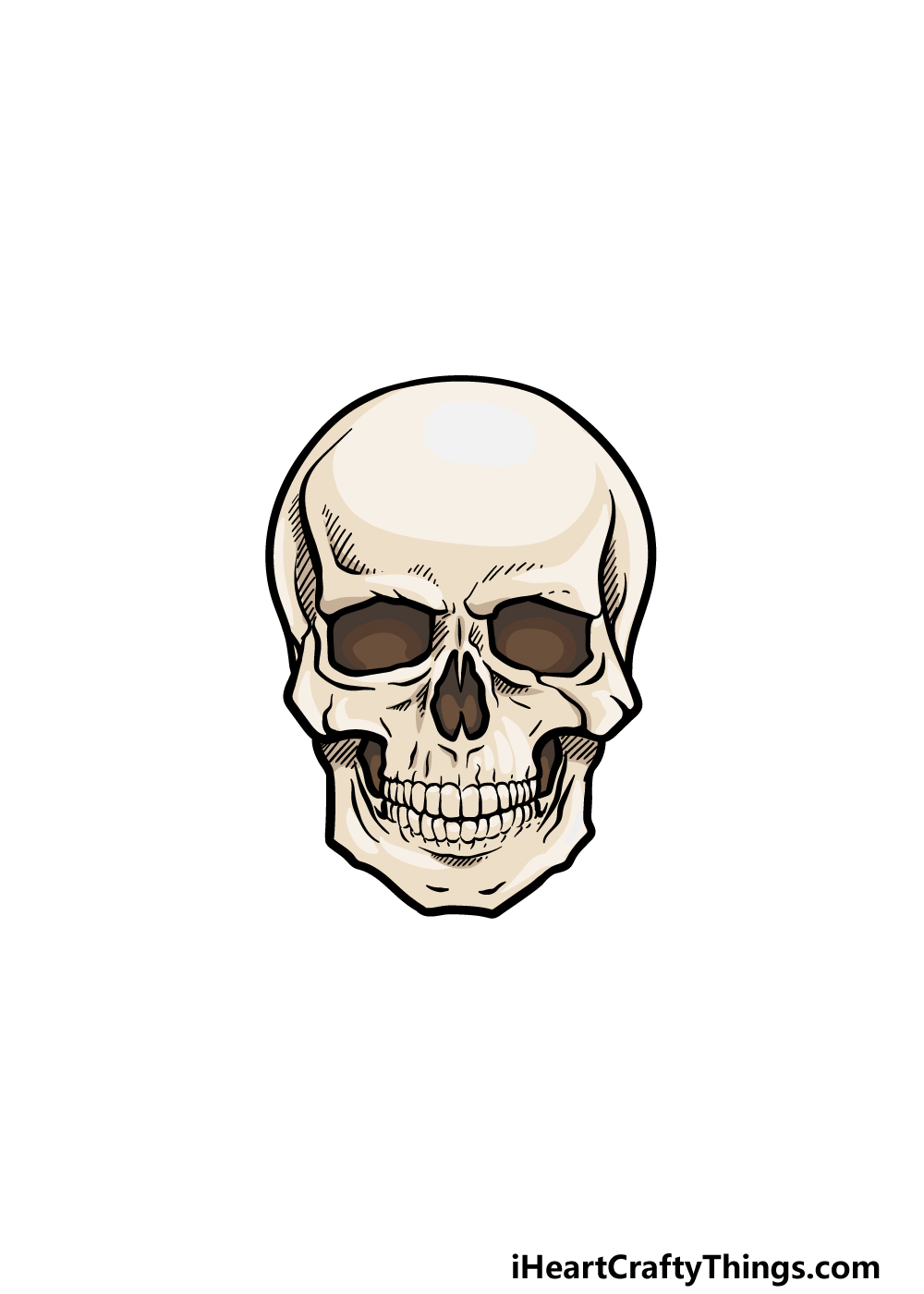 How to Draw A Skeleton Head – A Step by Step Guide
