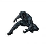 how to draw Black Panther image