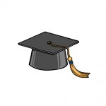 how to draw a Graduation Hat image