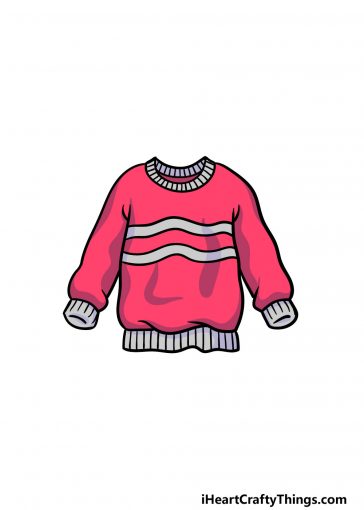 how to draw a sweater image
