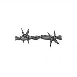 drawing barbed wire image