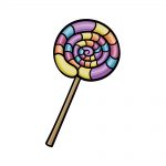 how to draw a lollipop image