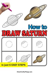 How to Draw Saturn Step by Step - Benner Hipen1936