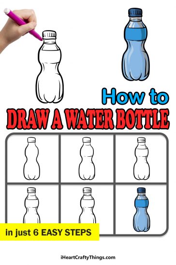 Water Bottle Drawing - How To Draw A Water Bottle Step By Step