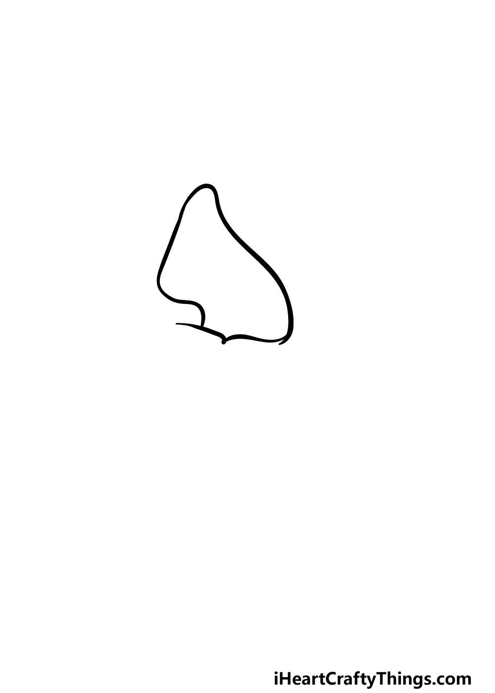 drawing a hood step 1