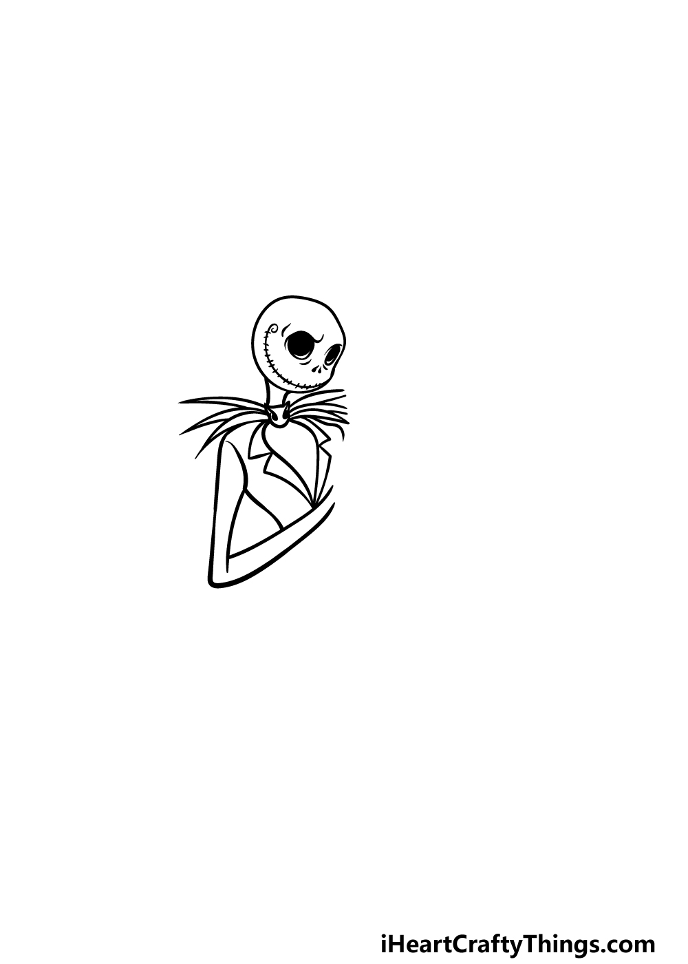 drawing Jack and Sally step 1