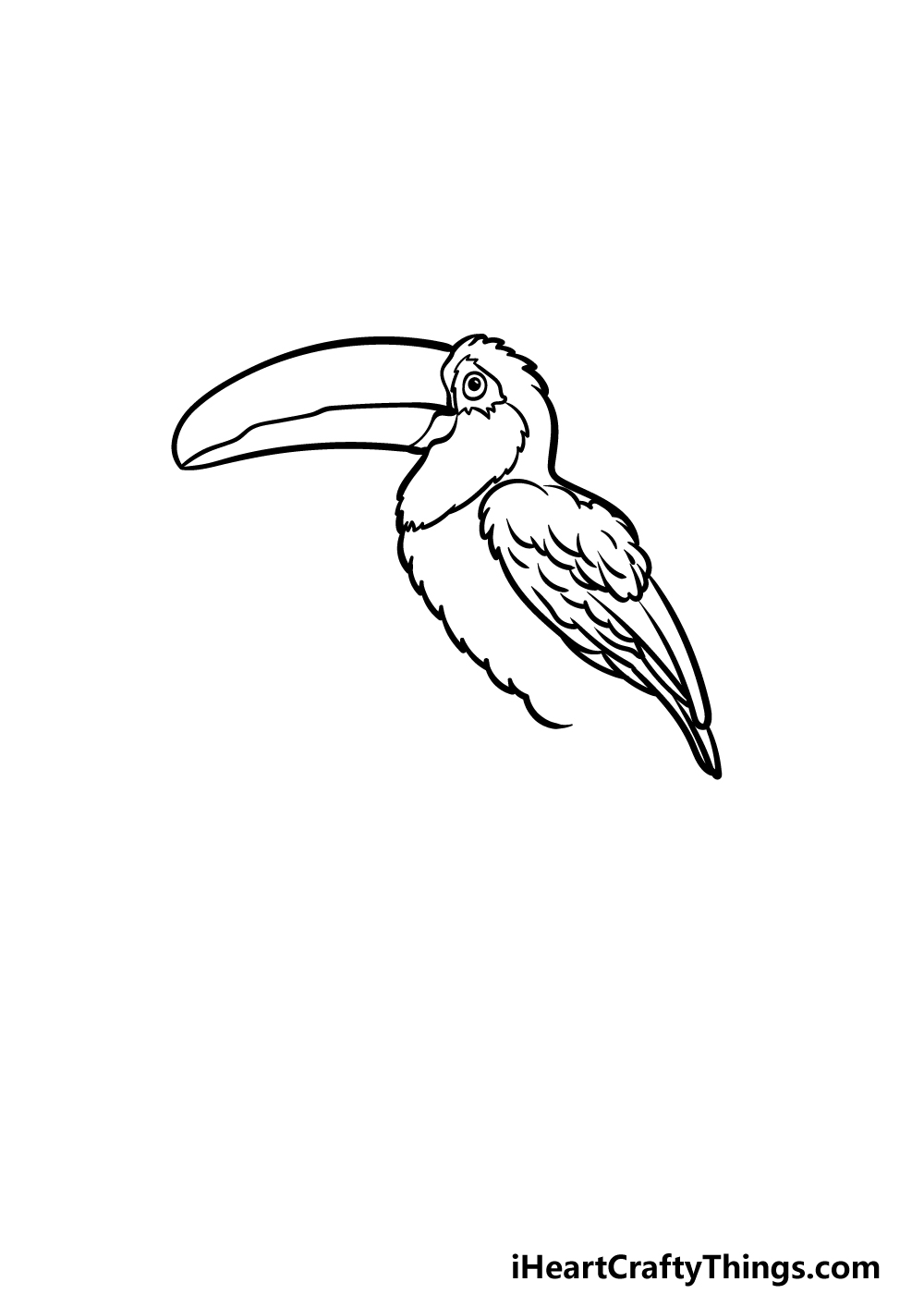 Toucan Drawing - How To Draw A Toucan Step By Step