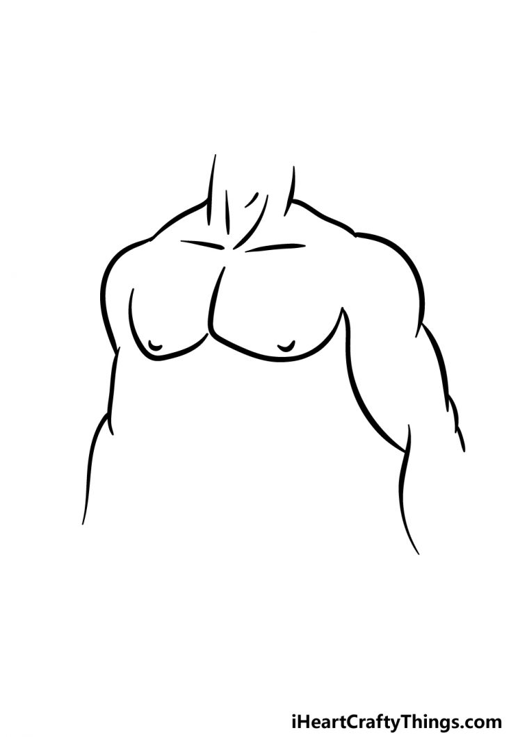 Abs Drawing How To Draw Abs Step By Step