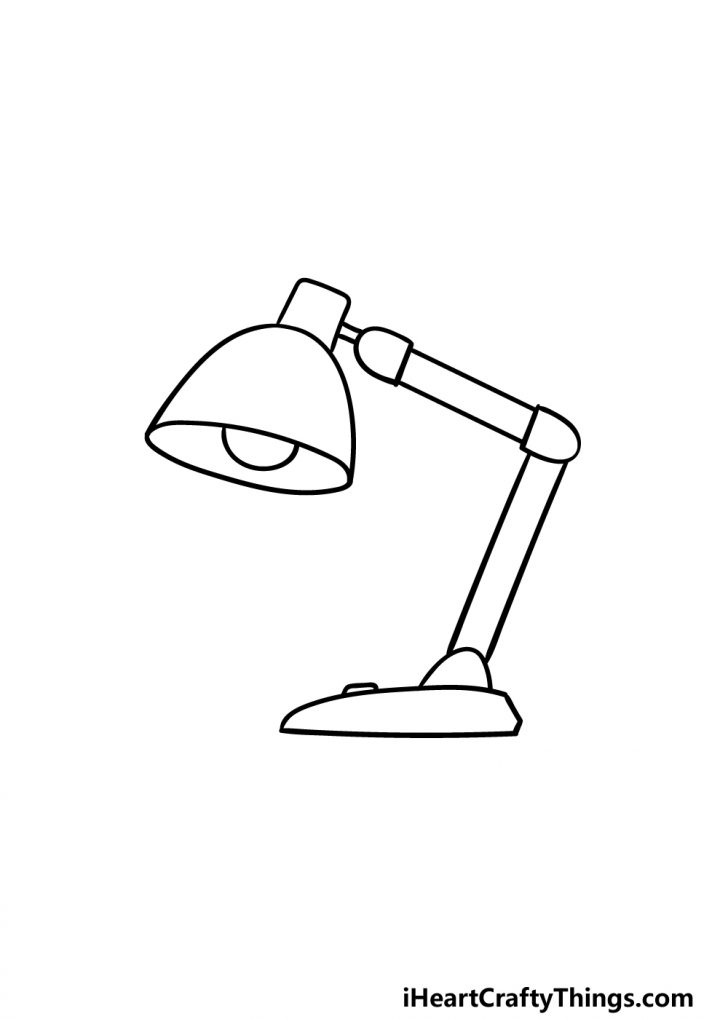 Lamp Drawing How To Draw A Lamp Step By Step
