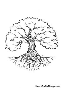 Tree Of Life Drawing - How To Draw The Tree Of Life Step By Step