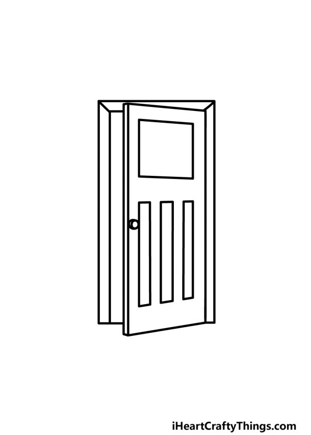 Door Drawing - How To Draw A Door Step By Step