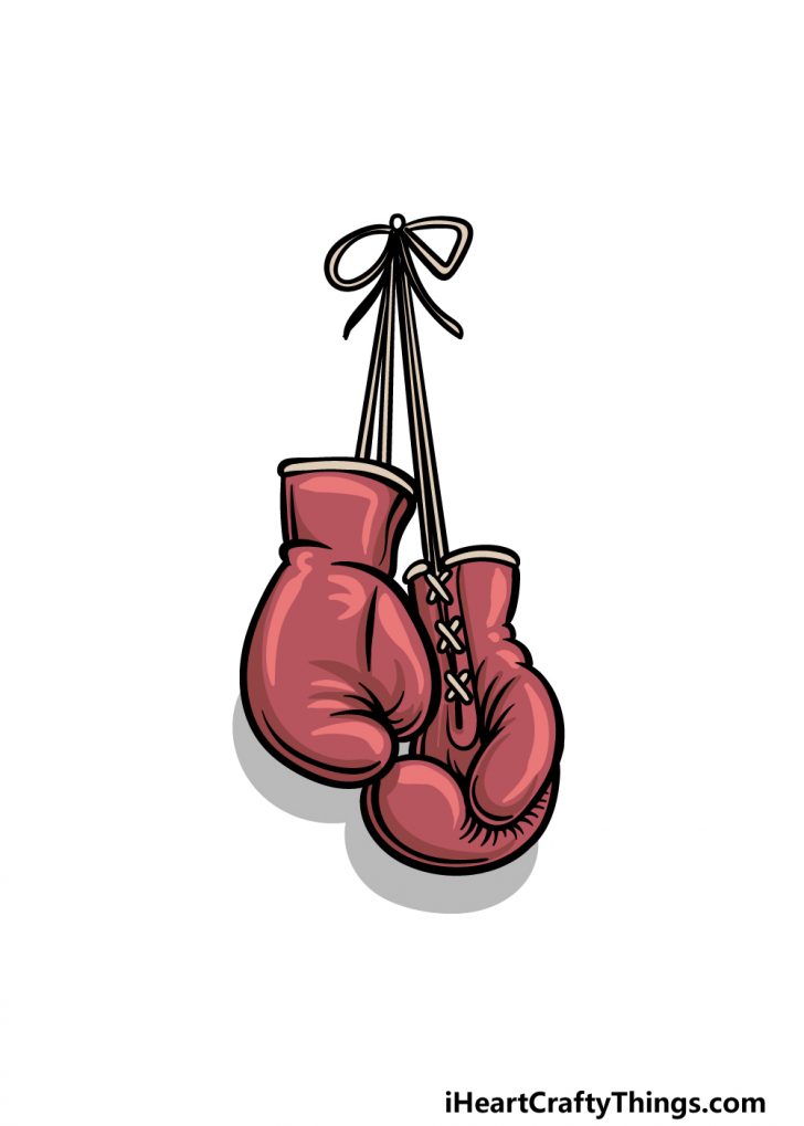 Boxing Gloves Drawing How To Draw Boxing Gloves Step By Step