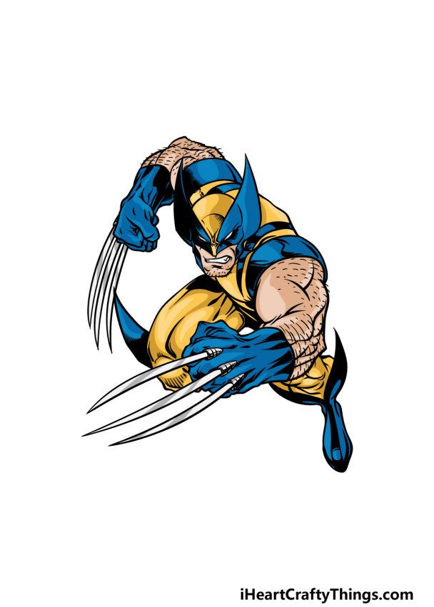 Wolverine Drawing - How To Draw Wolverine Step By Step