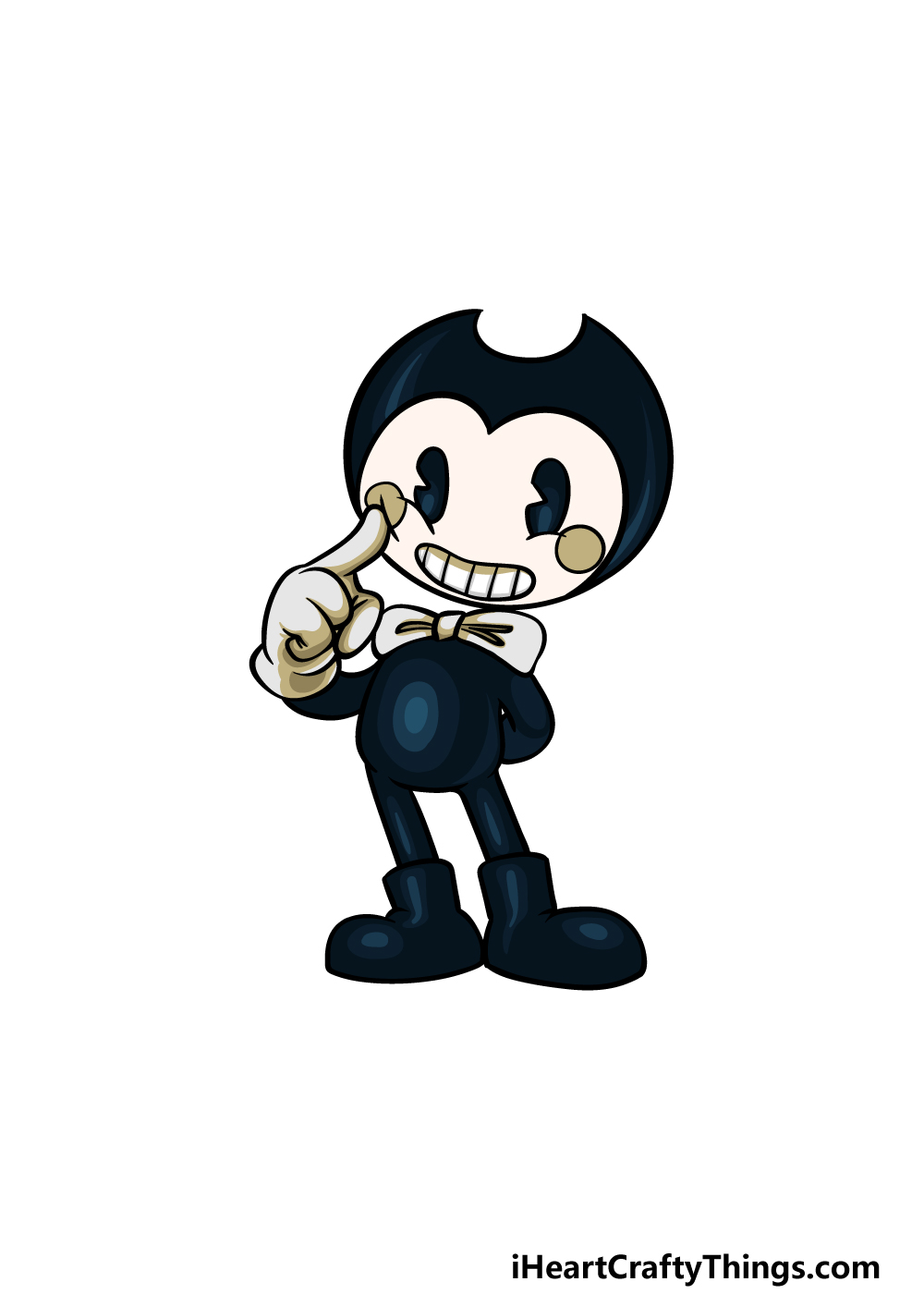 Bendy Drawing - How To Draw Bendy Step By Step