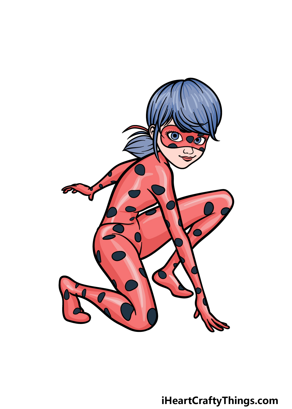 Miraculous Ladybug Drawing - How To Draw Miraculous Ladybug Step By Step