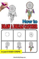 Dream Catcher Drawing - How To Draw A Dream Catcher Step By Step