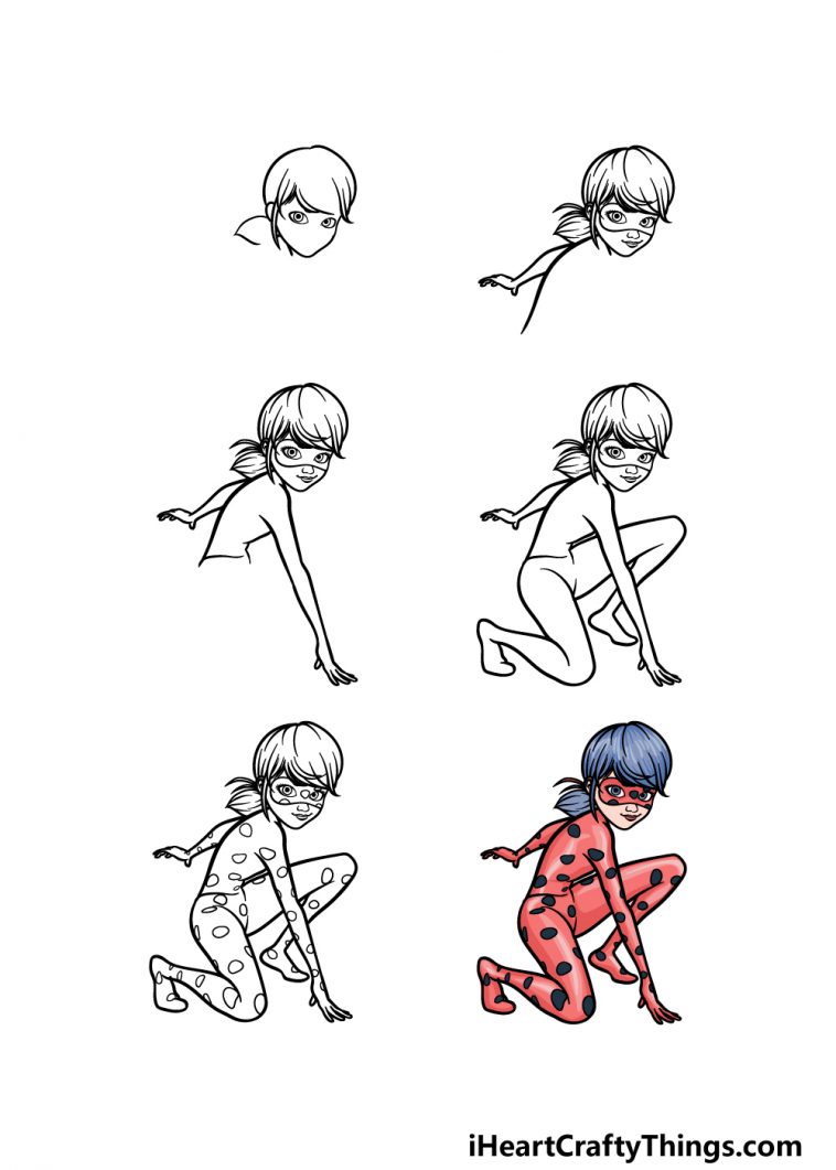 Miraculous Ladybug Drawing How To Draw Miraculous Ladybug Step By Step