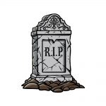how to draw a tombstone image