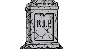 how to draw a tombstone image