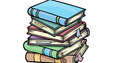 how to draw a stack of books image