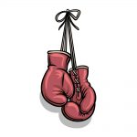 how to draw boxing gloves image