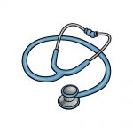 how to draw a stethoscope image