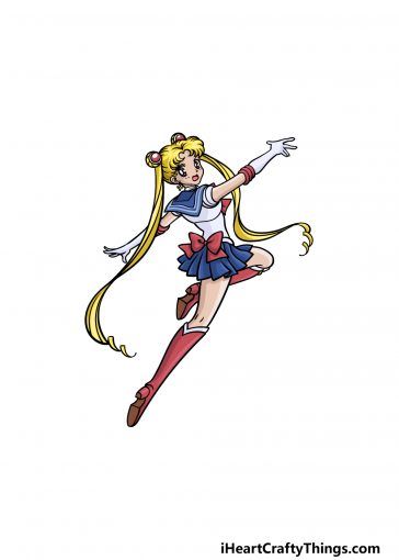 how to draw Sailor Moon image
