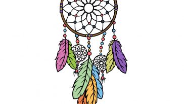 how to draw a dream catcher image