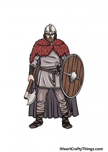 drawing a viking image