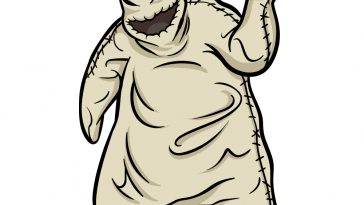 how to draw oogie boogie image