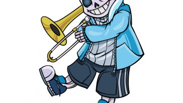how to draw Sans image