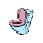 how to draw a toilet image