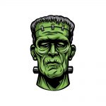 how to draw Frankenstein image