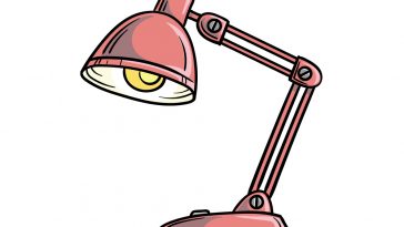 how to draw a lamp image