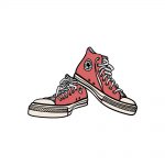 how to draw converse image