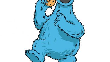 how to draw a cookie monster image