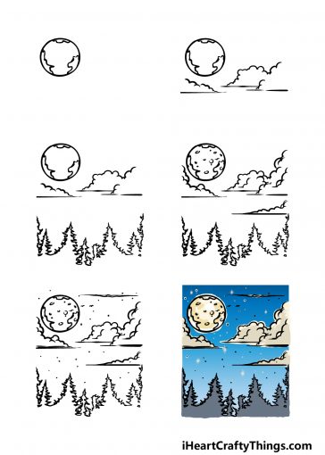 Sky Drawing - How To Draw The Sky Step By Step