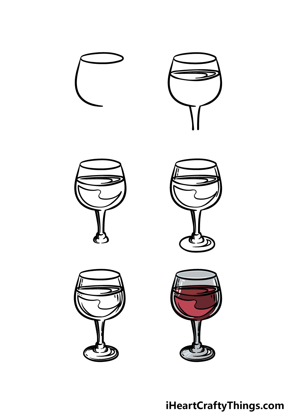 drinking glass drawing