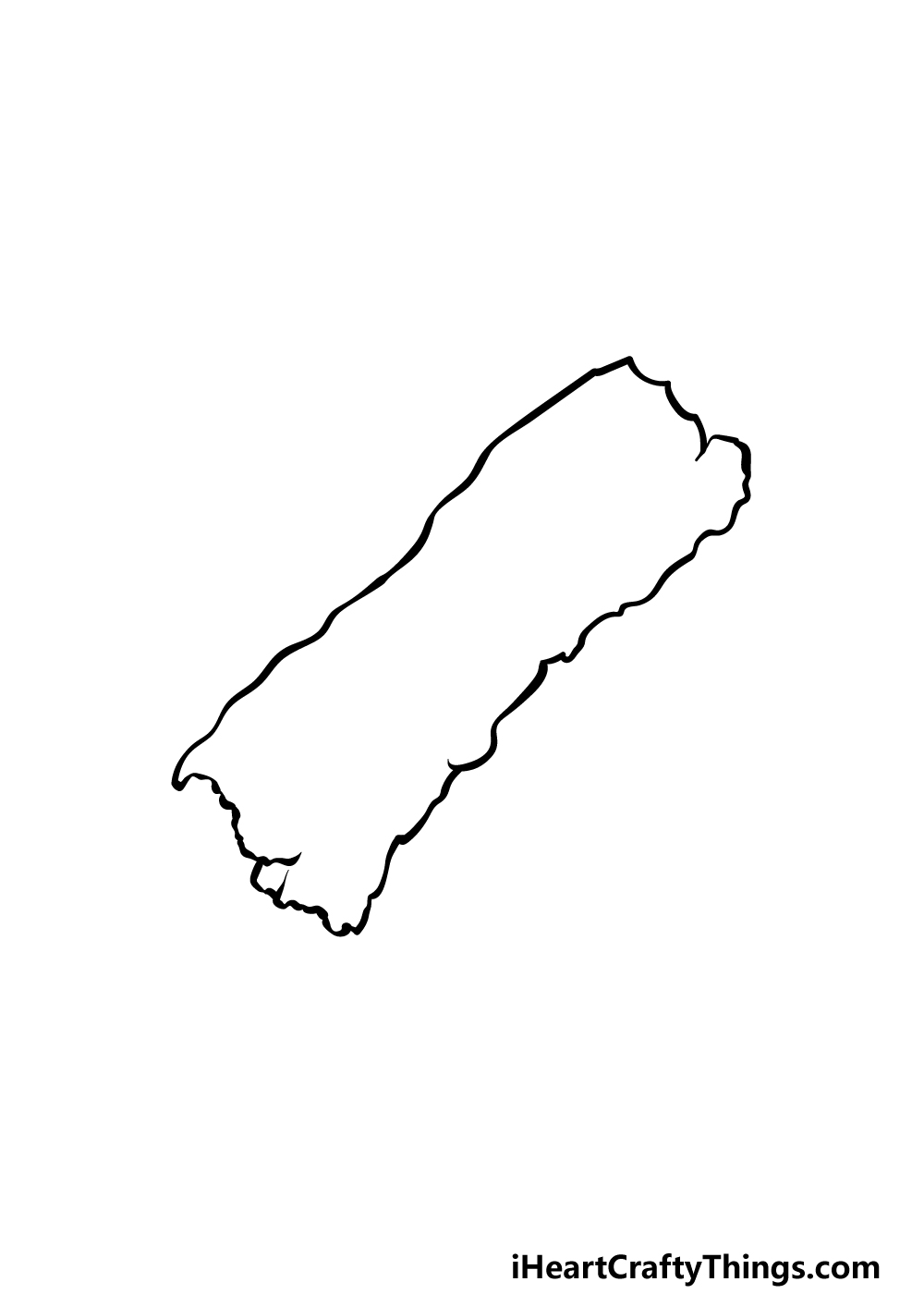 how to draw Bacon step 1