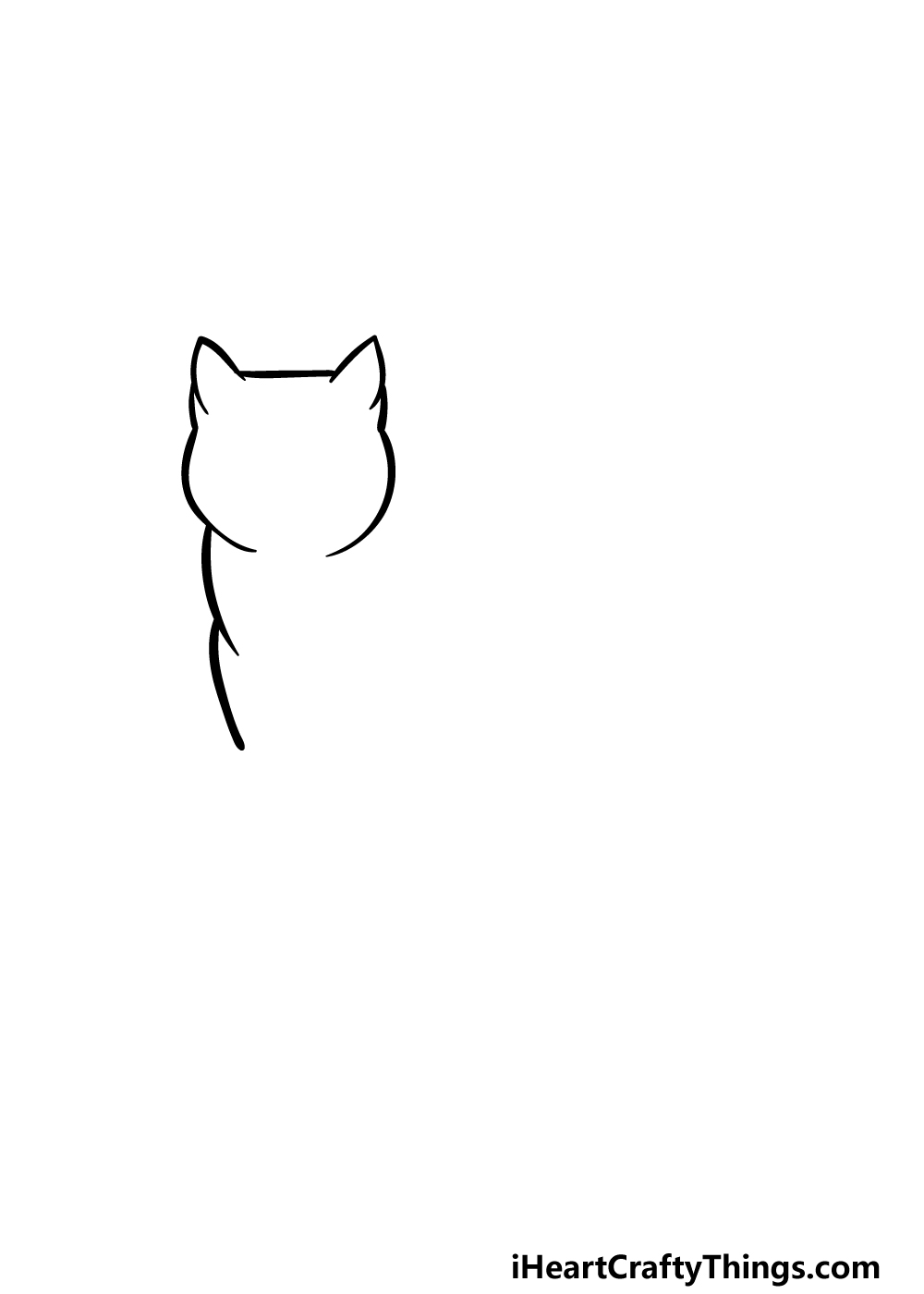how to draw a Shiba Inu step 1