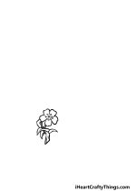 Japanese Flower Drawing - How To Draw A Japanese Flower Step By Step