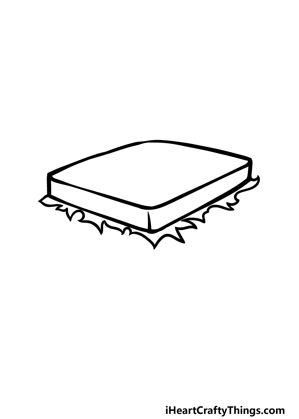 how to draw a Sandwich step 2
