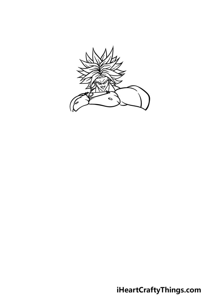 Broly Drawing - How To Draw Broly Step By Step