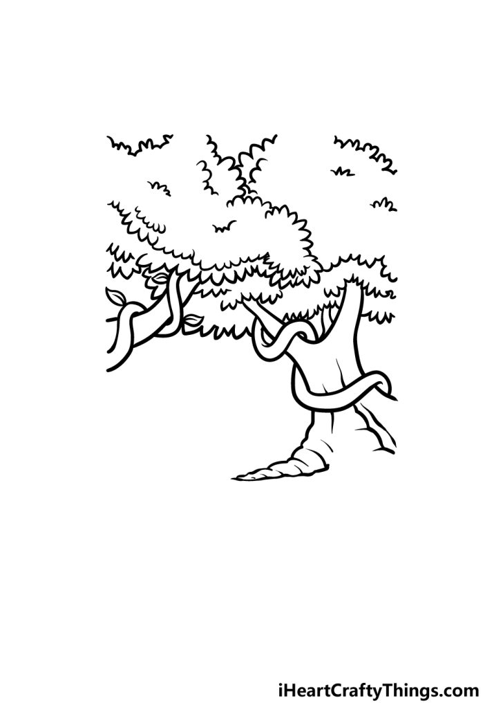 Jungle Drawing How To Draw A Jungle Step By Step