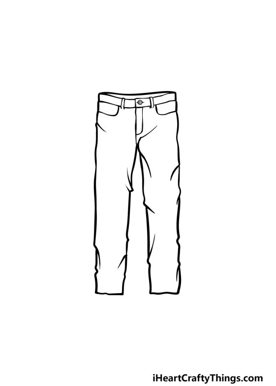 Pants Drawing How To Draw Pants Step By Step