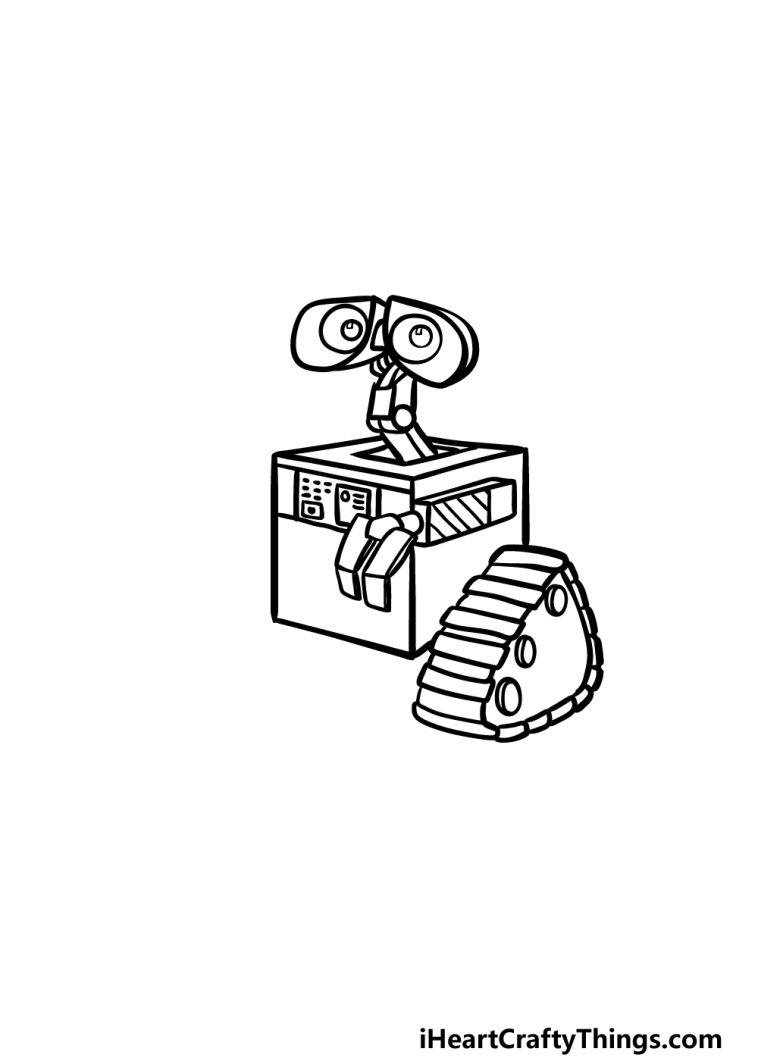WallE Drawing How To Draw WallE Step By Step