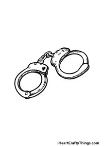 Handcuffs Drawing - How To Draw Handcuffs Step By Step