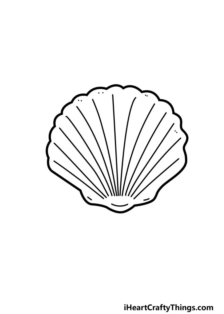 Shell Drawing - How To Draw A Shell Step By Step