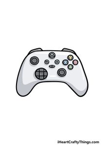 Xbox Controller Drawing - How To Draw An Xbox Controller Step By Step