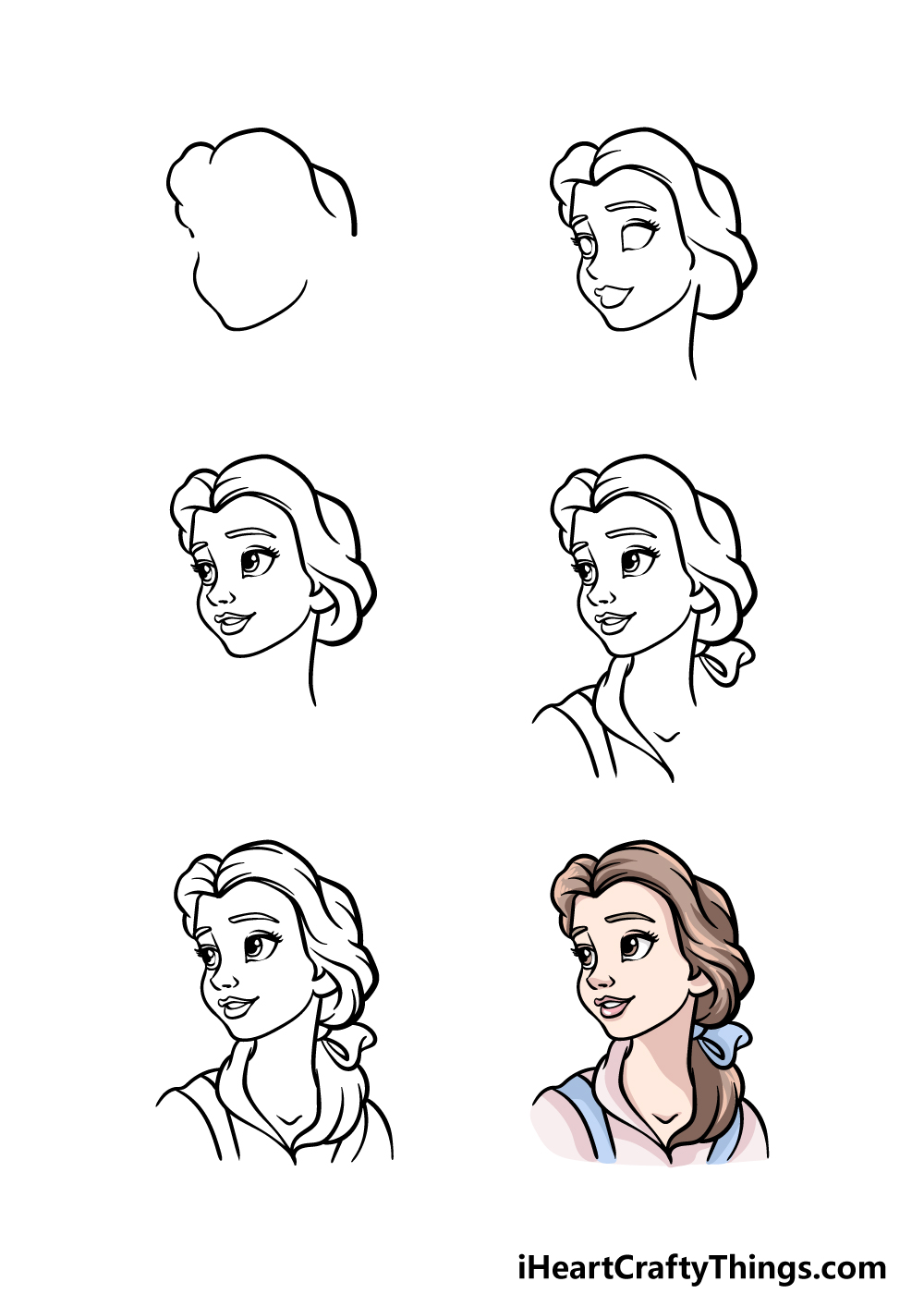 Belle Face Sketch